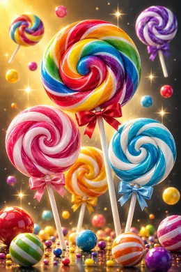 Sweet Bonanza’nın bonus turunu açan renkli lolipoplar
